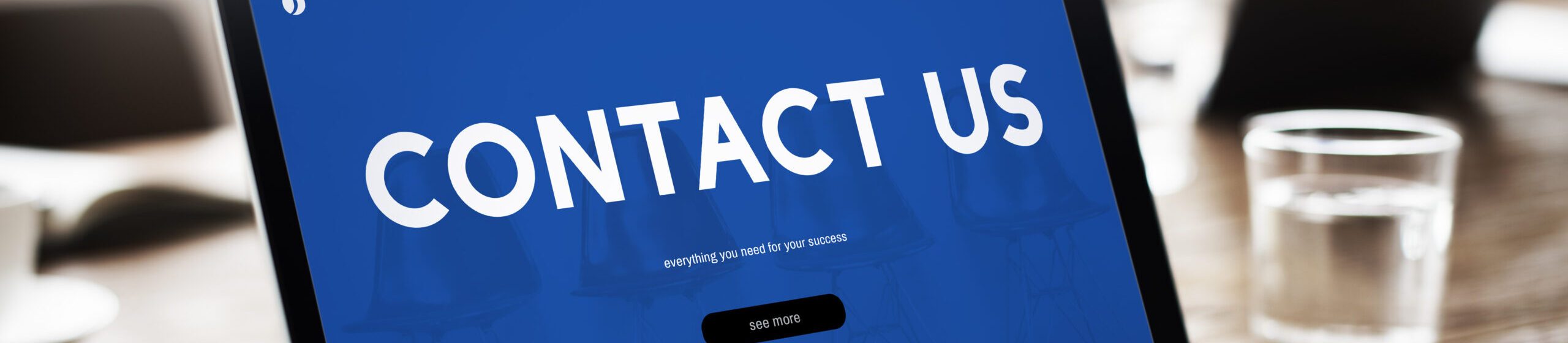 Customer care webpage interface word